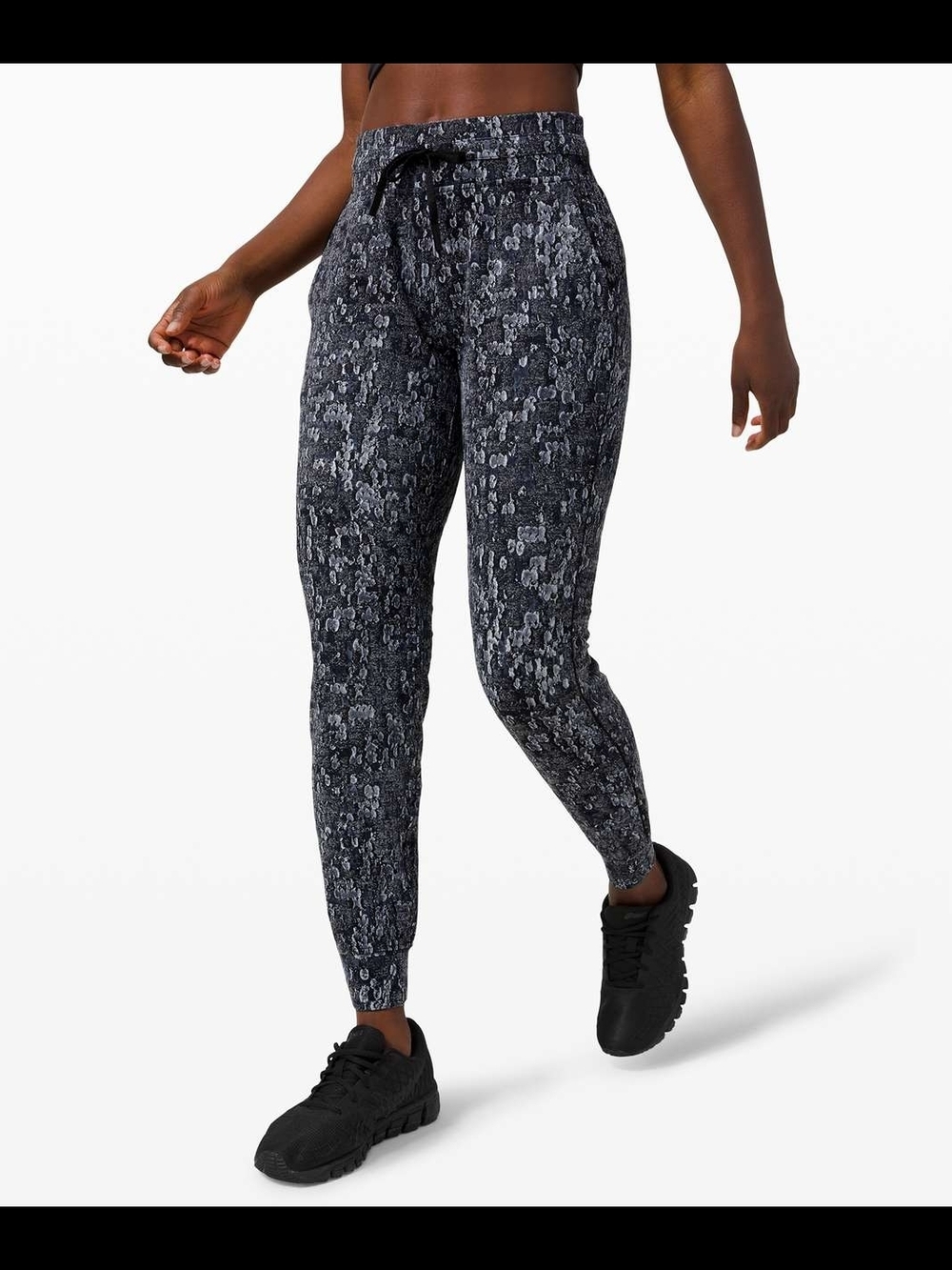 Lululemon Ready to Rulu Jogger 29"Eventide Jacquard Spray Dye Black Deep Coal
